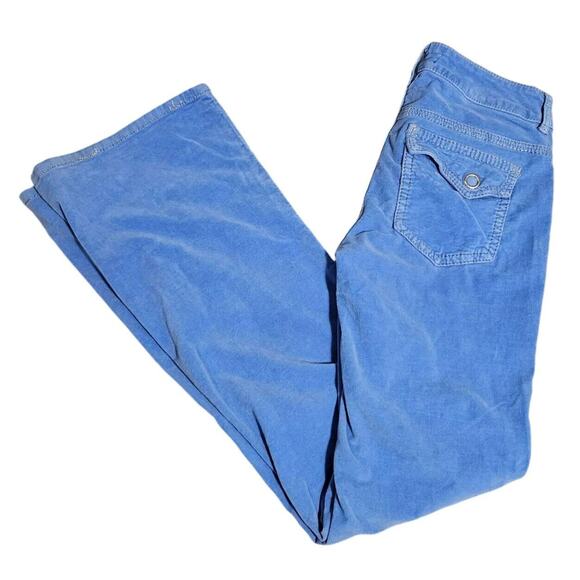 Cache Contour Collection Pants Blue Womens 8 Flare Leg - Picture 3 of 11